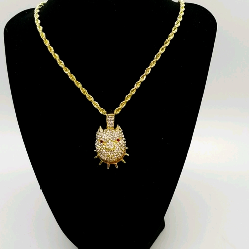 Mans Rotwieler Necklace